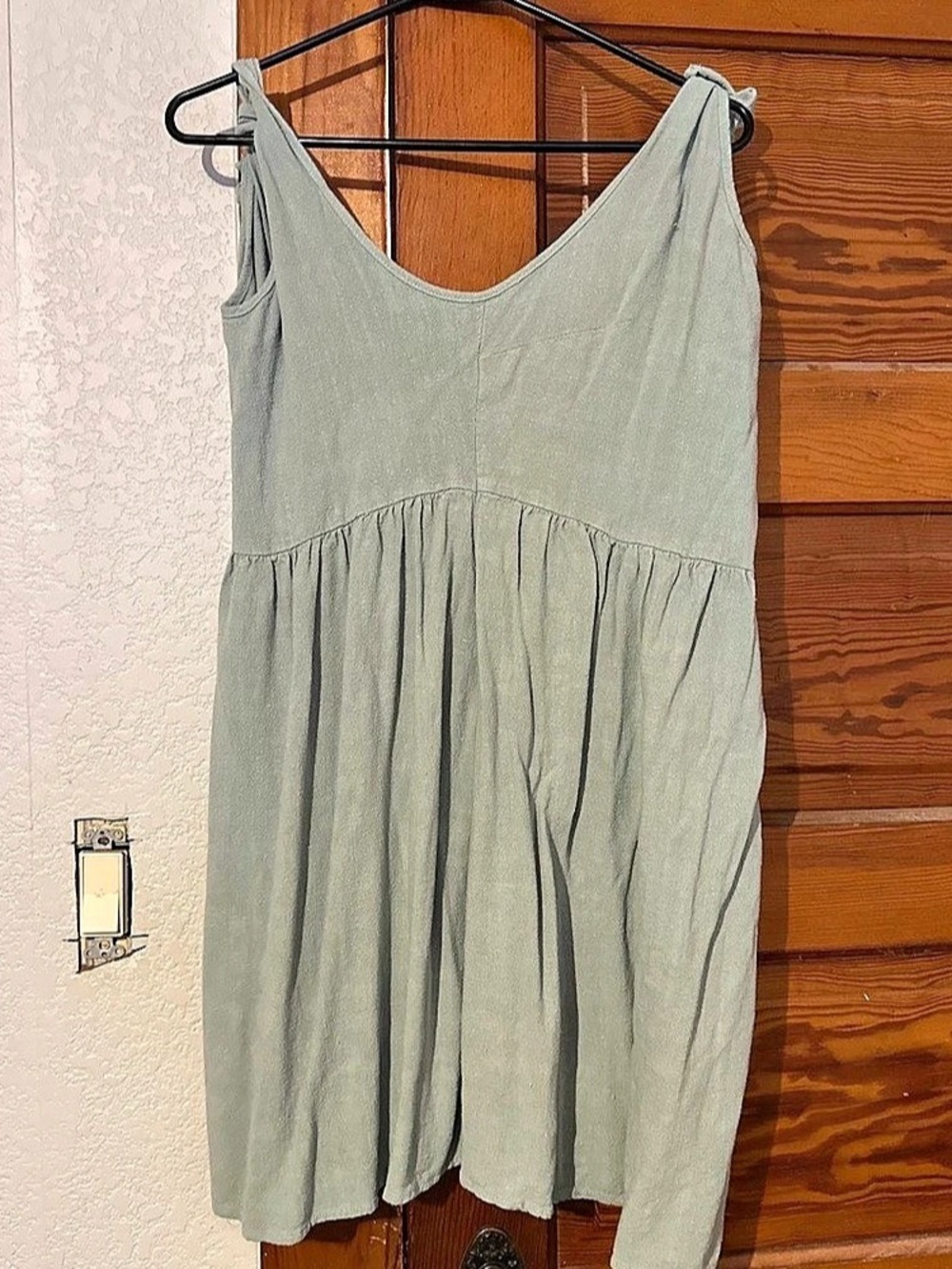 Sage Green Mini Dress Like New